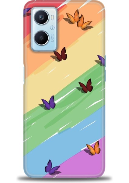 Oppo A96 4g Kılıf Hd Baskılı Kılıf + Seramik Tam Kaplayan Ekran Koruyucu 420