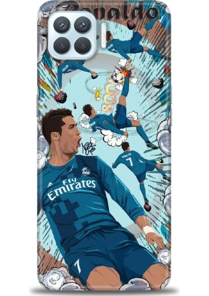 Oppo Reno 4 Lite Kılıf Hd Baskılı Kılıf + Seramik Tam Kaplayan Ekran Koruyucu 1