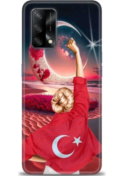 Oppo A74 Kılıf Hd Baskılı Kılıf + Seramik Tam Kaplayan Ekran Koruyucu 249