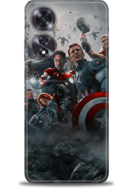 Oppo A60 Kılıf Hd Baskılı Kılıf + Seramik Tam Kaplayan Ekran Koruyucu 98