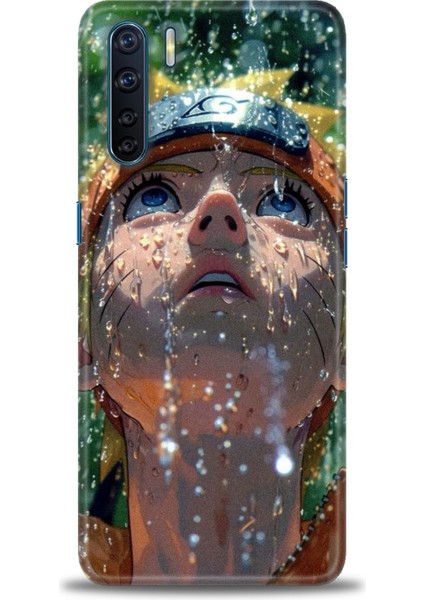 Oppo A91 Kılıf Hd Baskılı Kılıf + Seramik Tam Kaplayan Ekran Koruyucu 258