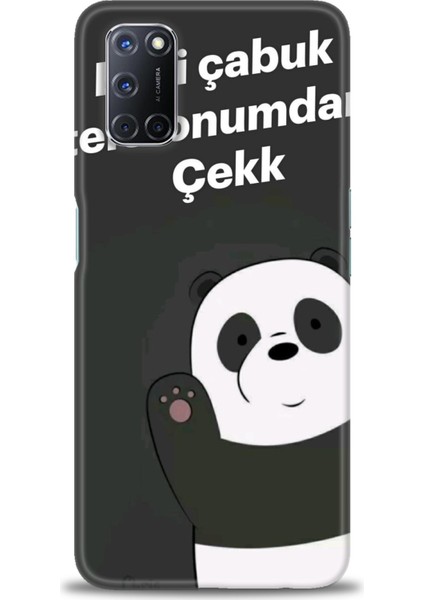 Oppo A72 Kılıf Hd Baskılı Kılıf + Seramik Tam Kaplayan Ekran Koruyucu 156