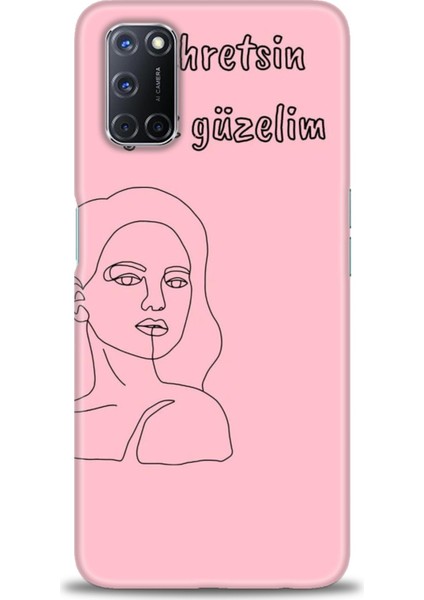 Oppo A72 Kılıf Hd Baskılı Kılıf + Seramik Tam Kaplayan Ekran Koruyucu 162