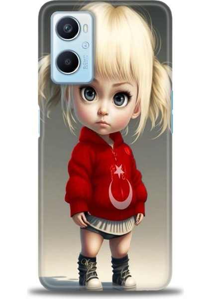 Oppo A96 4g Kılıf Hd Baskılı Kılıf + Seramik Tam Kaplayan Ekran Koruyucu 243