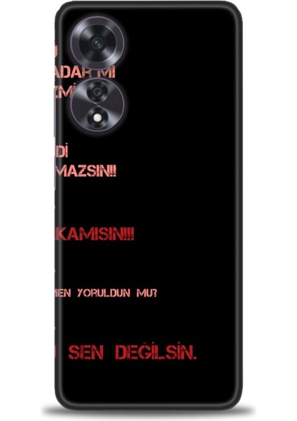 Oppo A60 Kılıf Hd Baskılı Kılıf + Seramik Tam Kaplayan Ekran Koruyucu 391