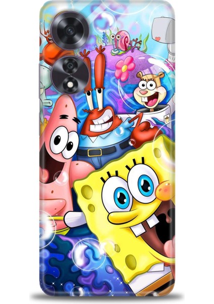 Oppo A60 Kılıf Hd Baskılı Kılıf + Seramik Tam Kaplayan Ekran Koruyucu 455