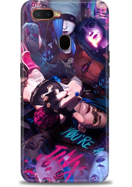 Oppo Ax7 Kılıf Hd Baskılı Kılıf + Seramik Tam Kaplayan Ekran Koruyucu 278