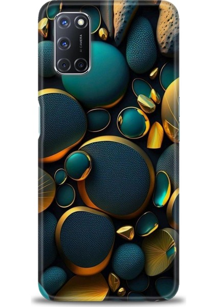 Oppo A72 Kılıf Hd Baskılı Kılıf + Seramik Tam Kaplayan Ekran Koruyucu 345