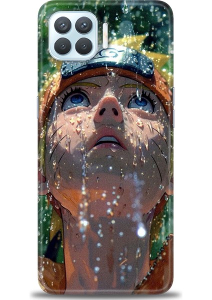 Oppo Reno 4 Lite Kılıf Hd Baskılı Kılıf + Seramik Tam Kaplayan Ekran Koruyucu 258