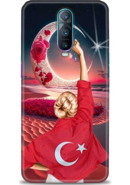 Oppo RX17 Pro Kılıf Hd Baskılı Kılıf + Seramik Tam Kaplayan Ekran Koruyucu 249