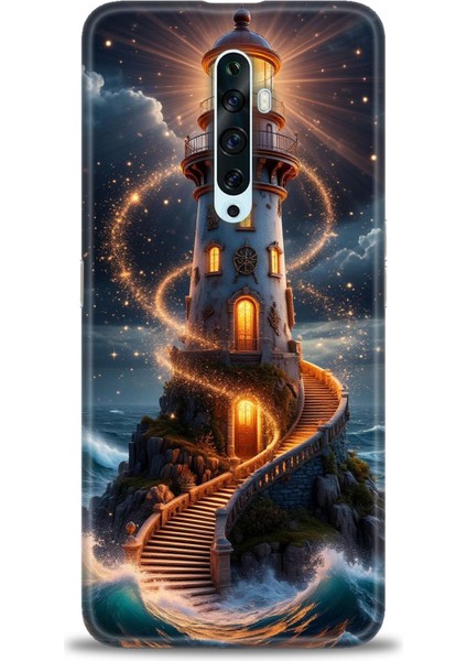 Oppo Reno 2z Kılıf Hd Baskılı Kılıf + Seramik Tam Kaplayan Ekran Koruyucu 232