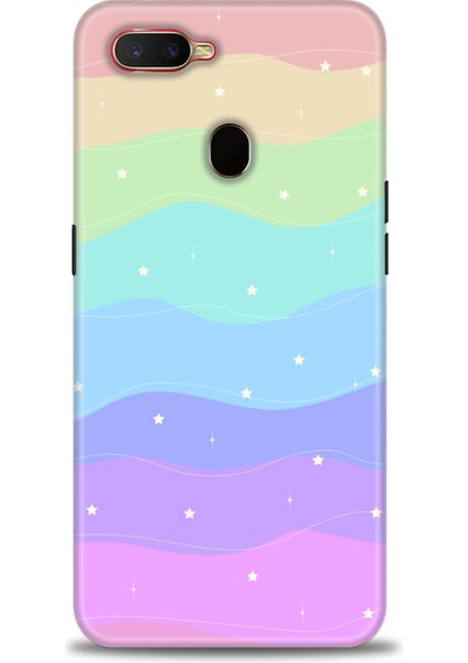 Oppo Ax7 Kılıf Hd Baskılı Kılıf + Seramik Tam Kaplayan Ekran Koruyucu 423