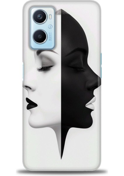 Oppo A96 4g Kılıf Hd Baskılı Kılıf + Seramik Tam Kaplayan Ekran Koruyucu 141