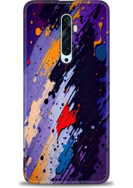 Oppo Reno 2z Kılıf Hd Baskılı Kılıf + Seramik Tam Kaplayan Ekran Koruyucu 436