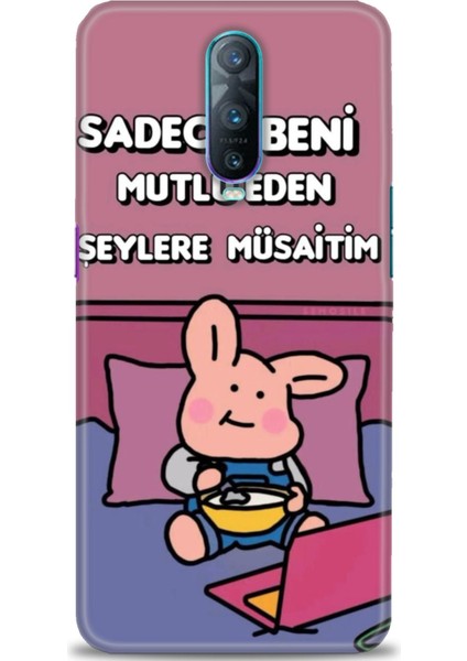 Oppo RX17 Pro Kılıf Hd Baskılı Kılıf + Seramik Tam Kaplayan Ekran Koruyucu 166