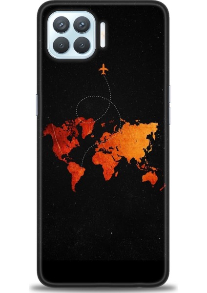 Oppo Reno 4 Lite Kılıf Hd Baskılı Kılıf + Seramik Tam Kaplayan Ekran Koruyucu 384