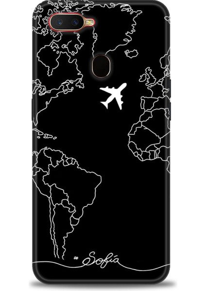 Oppo Ax7 Kılıf Hd Baskılı Kılıf + Seramik Tam Kaplayan Ekran Koruyucu 382