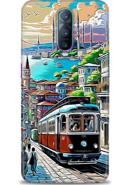 Oppo RX17 Pro Kılıf Hd Baskılı Kılıf + Seramik Tam Kaplayan Ekran Koruyucu 225