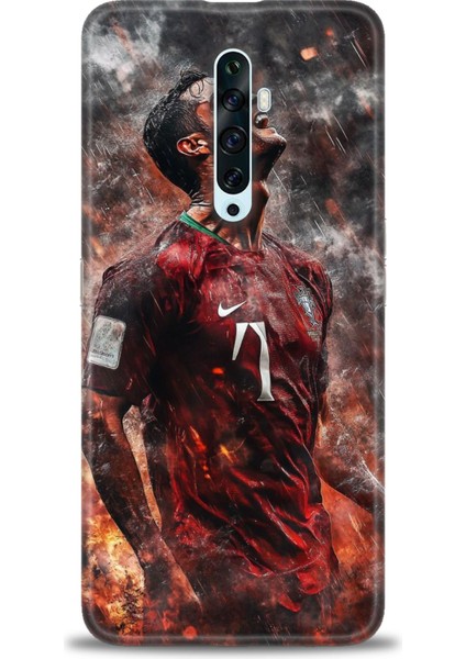 Oppo Reno 2z Kılıf Hd Baskılı Kılıf + Seramik Tam Kaplayan Ekran Koruyucu 8