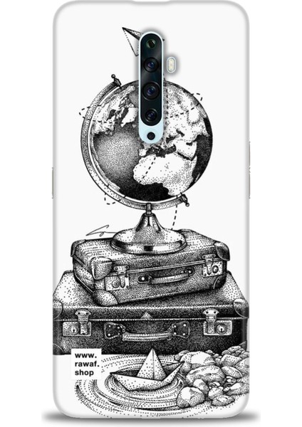 Oppo Reno 2z Kılıf Hd Baskılı Kılıf + Seramik Tam Kaplayan Ekran Koruyucu 83