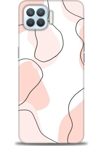 Oppo Reno 4 Lite Kılıf Hd Baskılı Kılıf + Seramik Tam Kaplayan Ekran Koruyucu 180