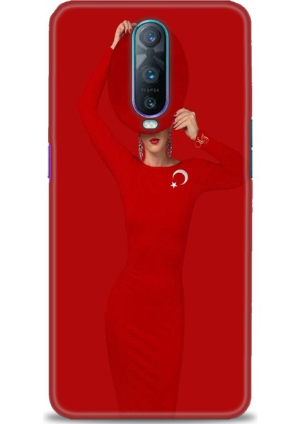 Oppo RX17 Pro Kılıf Hd Baskılı Kılıf + Seramik Tam Kaplayan Ekran Koruyucu 241