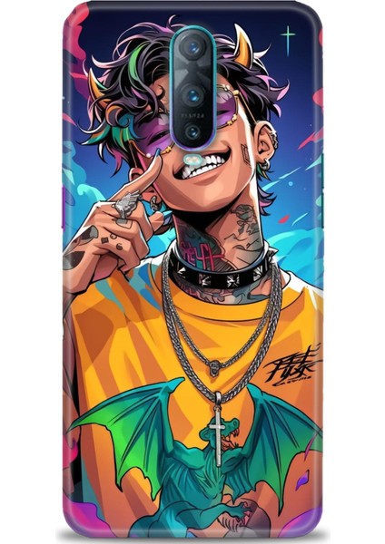 Oppo RX17 Pro Kılıf Hd Baskılı Kılıf + Seramik Tam Kaplayan Ekran Koruyucu 259