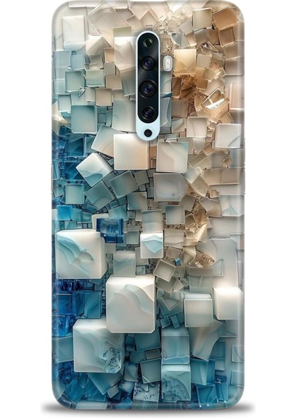 Oppo Reno 2z Kılıf Hd Baskılı Kılıf + Seramik Tam Kaplayan Ekran Koruyucu 326
