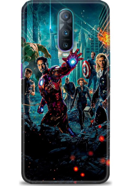 Oppo RX17 Pro Kılıf Hd Baskılı Kılıf + Seramik Tam Kaplayan Ekran Koruyucu 100