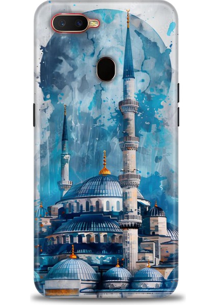 Oppo Ax7 Kılıf Hd Baskılı Kılıf + Seramik Tam Kaplayan Ekran Koruyucu 228