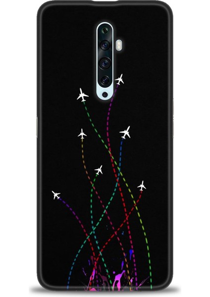 Oppo Reno 2z Kılıf Hd Baskılı Kılıf + Seramik Tam Kaplayan Ekran Koruyucu 388