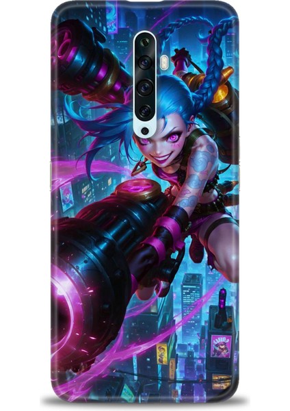 Oppo Reno 2z Kılıf Hd Baskılı Kılıf + Seramik Tam Kaplayan Ekran Koruyucu 280