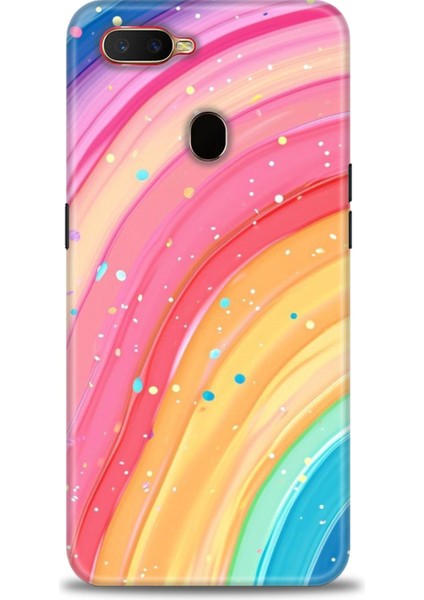 Oppo Ax7 Kılıf Hd Baskılı Kılıf + Seramik Tam Kaplayan Ekran Koruyucu 415