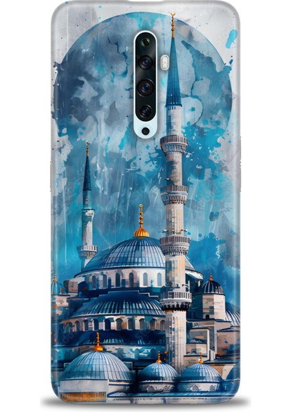 Oppo Reno 2z Kılıf Hd Baskılı Kılıf + Seramik Tam Kaplayan Ekran Koruyucu 228