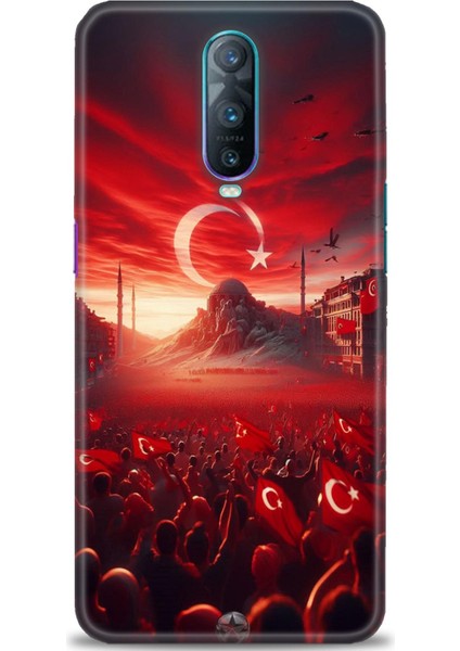 Oppo RX17 Pro Kılıf Hd Baskılı Kılıf + Seramik Tam Kaplayan Ekran Koruyucu 39