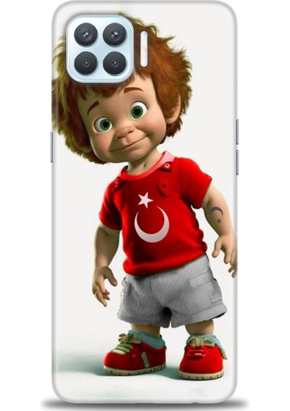 Oppo Reno 4 Lite Kılıf Hd Baskılı Kılıf + Seramik Tam Kaplayan Ekran Koruyucu 247