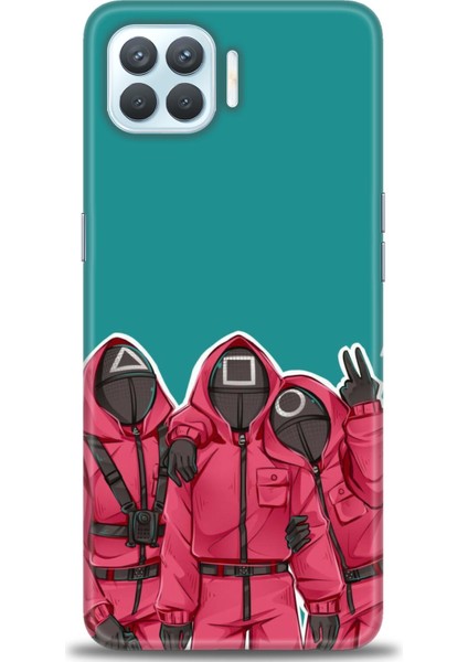 Oppo Reno 4 Lite Kılıf Hd Baskılı Kılıf + Seramik Tam Kaplayan Ekran Koruyucu 290