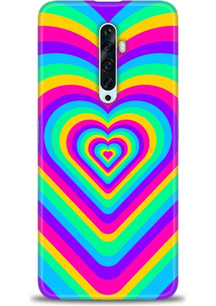 Oppo Reno 2z Kılıf Hd Baskılı Kılıf + Seramik Tam Kaplayan Ekran Koruyucu 192