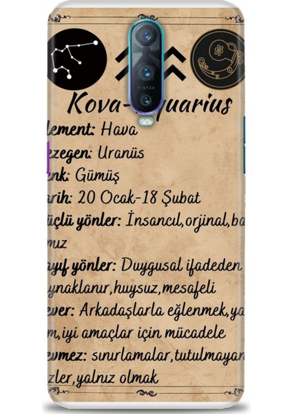 Oppo RX17 Pro Kılıf Hd Baskılı Kılıf + Seramik Tam Kaplayan Ekran Koruyucu 476