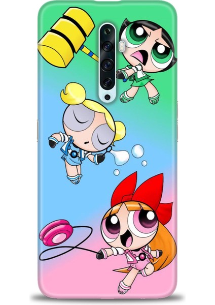Oppo Reno 2z Kılıf Hd Baskılı Kılıf + Seramik Tam Kaplayan Ekran Koruyucu 123