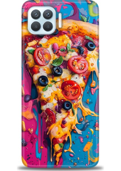 Oppo Reno 4 Lite Kılıf Hd Baskılı Kılıf + Seramik Tam Kaplayan Ekran Koruyucu 450