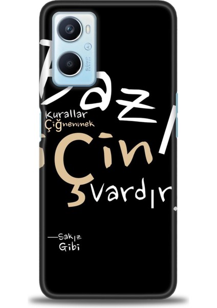 Oppo A96 4g Kılıf Hd Baskılı Kılıf + Seramik Tam Kaplayan Ekran Koruyucu 394
