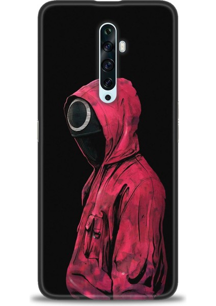 Oppo Reno 2z Kılıf Hd Baskılı Kılıf + Seramik Tam Kaplayan Ekran Koruyucu 282