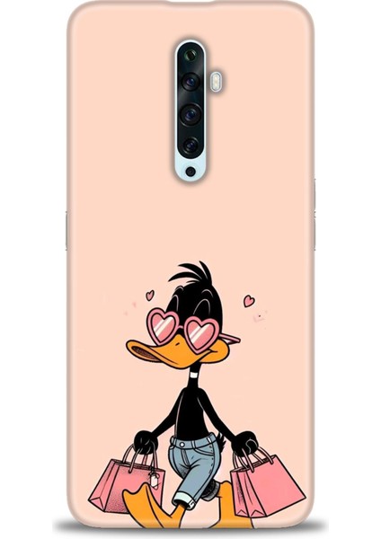 Oppo Reno 2z Kılıf Hd Baskılı Kılıf + Seramik Tam Kaplayan Ekran Koruyucu 405