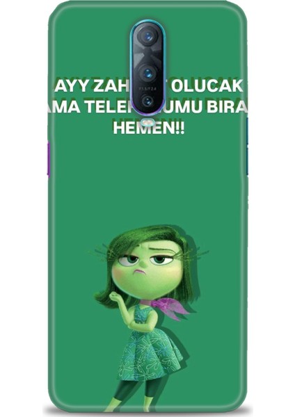 Oppo RX17 Pro Kılıf Hd Baskılı Kılıf + Seramik Tam Kaplayan Ekran Koruyucu 154
