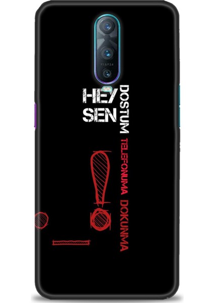 Oppo RX17 Pro Kılıf Hd Baskılı Kılıf + Seramik Tam Kaplayan Ekran Koruyucu 392