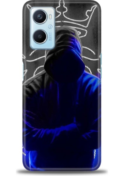 Oppo A96 4g Kılıf Hd Baskılı Kılıf + Seramik Tam Kaplayan Ekran Koruyucu 357