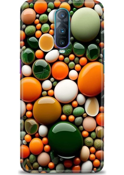 Oppo RX17 Pro Kılıf Hd Baskılı Kılıf + Seramik Tam Kaplayan Ekran Koruyucu 348