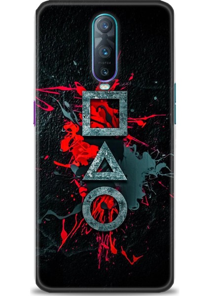 Oppo RX17 Pro Kılıf Hd Baskılı Kılıf + Seramik Tam Kaplayan Ekran Koruyucu 281