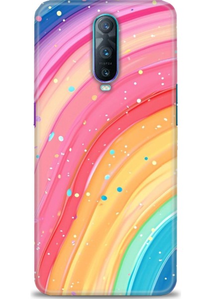 Oppo RX17 Pro Kılıf Hd Baskılı Kılıf + Seramik Tam Kaplayan Ekran Koruyucu 415